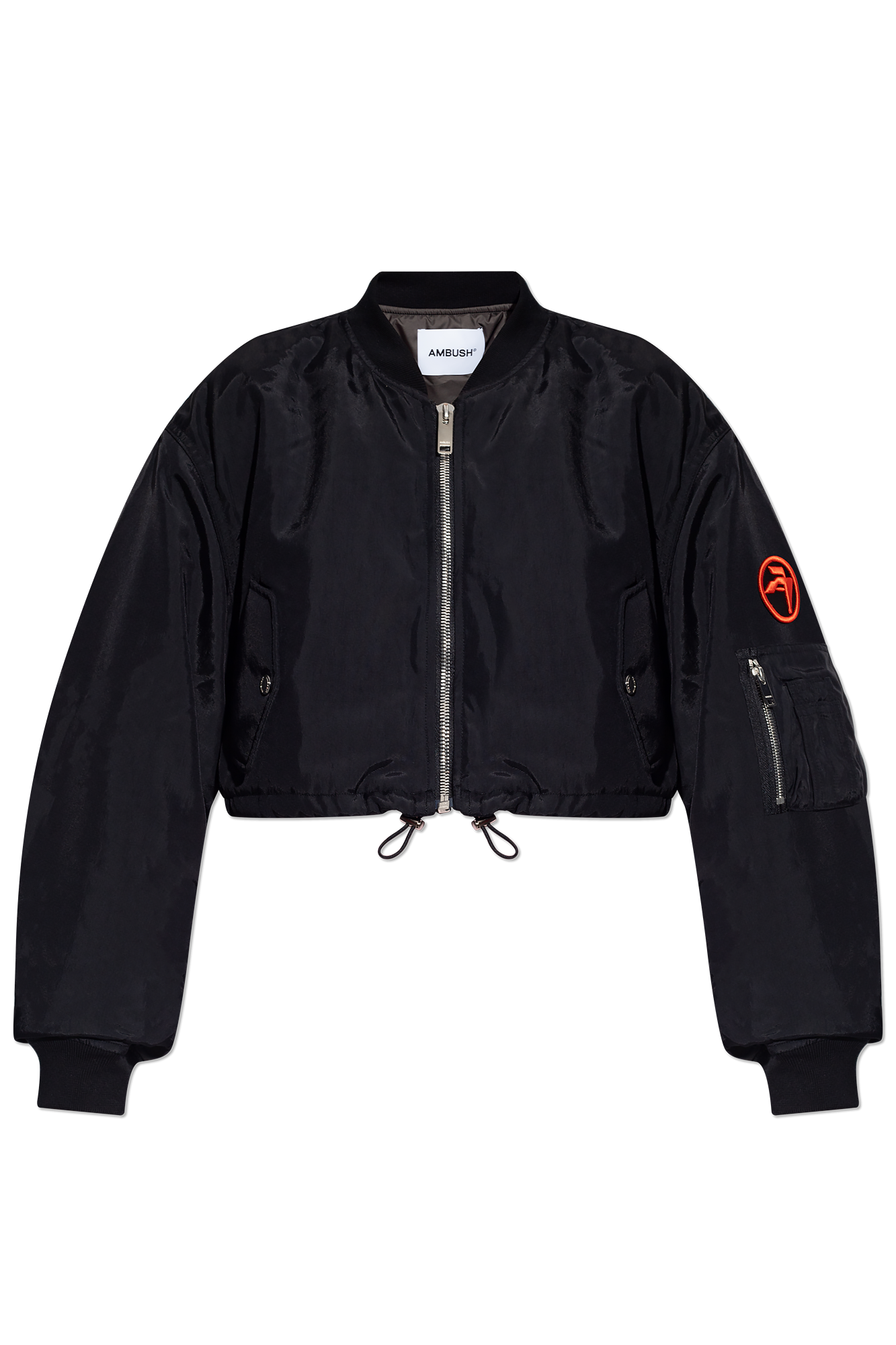 Black Cropped bomber jacket Ambush - Vitkac GB